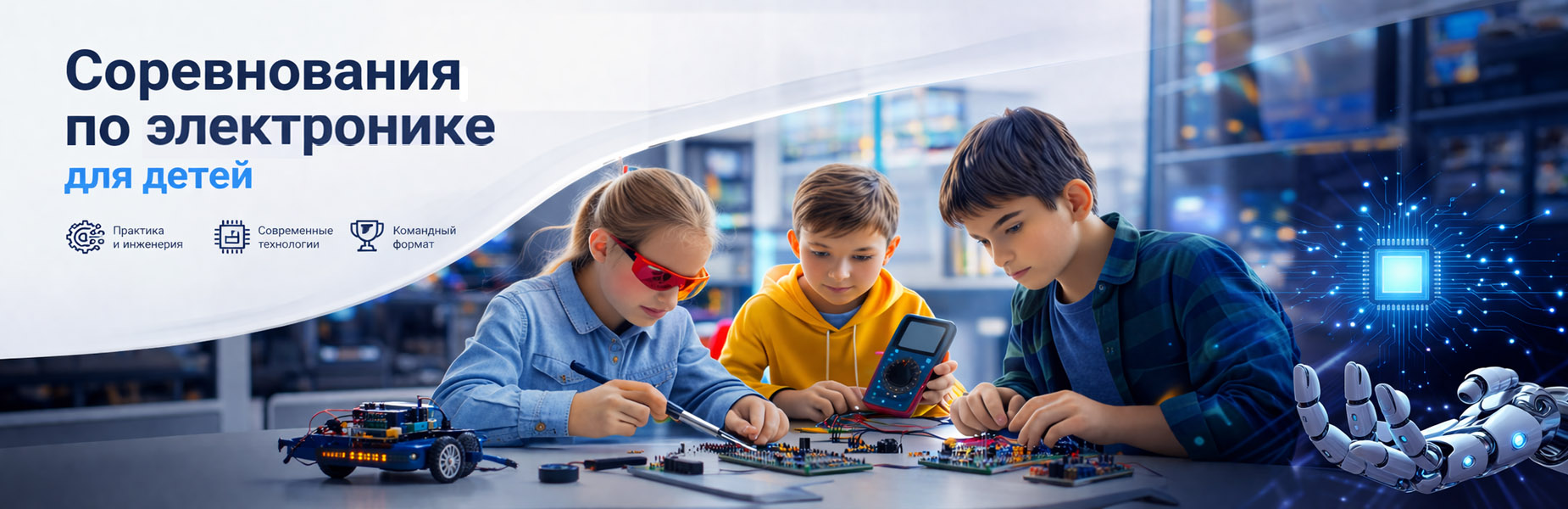 Простая электроника. Соревнования для детей. Простая электроника. Соревнования для детей.