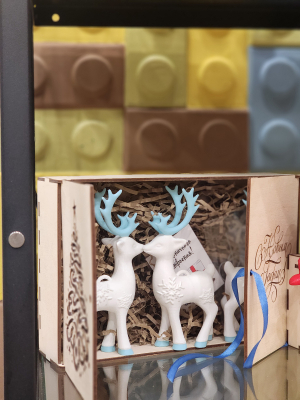 Предметы интерьера. Статуэтка для интерьера. Олени. Подарки. Подарок на новый год. 