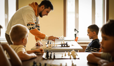 Обучение шахматам.