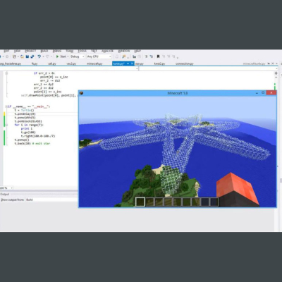 Курсы обучения программированию на python. Программирование Minecraft.