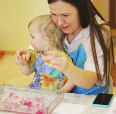 Мастер-класс краски Эбру.