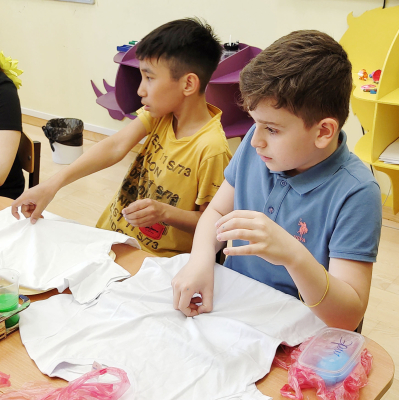 Мастер-класс футболка Тай Дай.