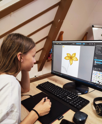 Digital художник - кружок цифровой иллюстрации для детей.