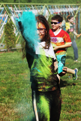 Шоу программы для детского праздника и дня рождения. Краски холи.