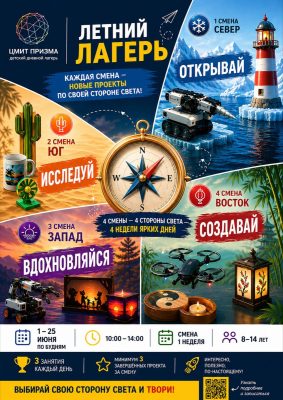 Летний дневной городской лагерь.
