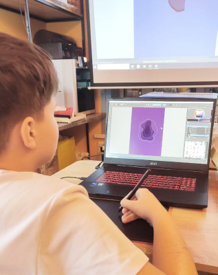 Digital художник - кружок цифровой иллюстрации для детей.