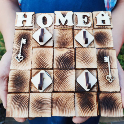 Столярная мастерская для детей. Ключница.