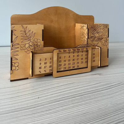 Органайзер с вечным календарем. Оригинальные подарки. Подарок учителю. Подарок на день учителя.