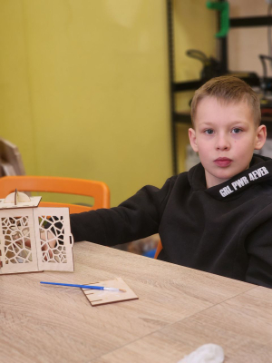 Мастер - класс для воспитанников интерната для детей с нарушениями опорно-двигательного аппарата г.Курска