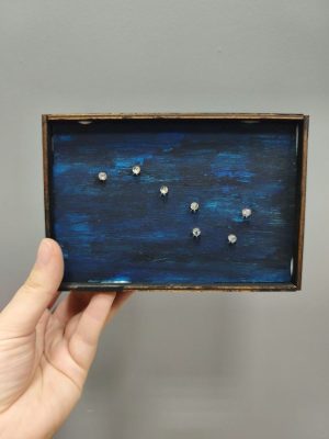 На курсе 3D моделирование Start мы с ребятами создали ракету в момент старта полёта.