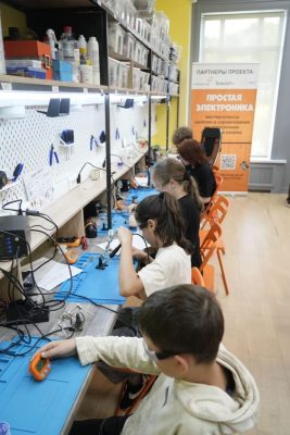 Соревнования по электронике.
